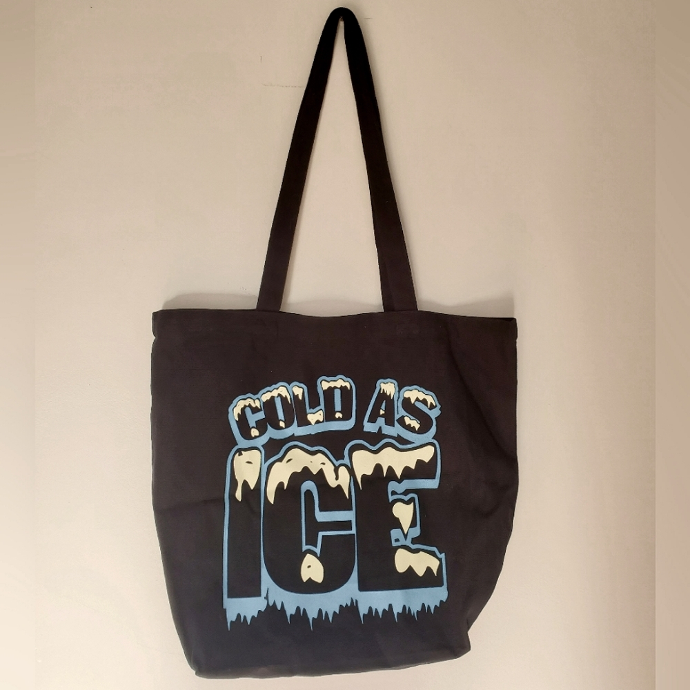 Foreigner Cold As Ice 2019 Tour Merch Black Cotton Tote Bag